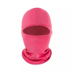 Face protection mask / hood, for paintball, skiing, motorcycling, airsoft, pink color